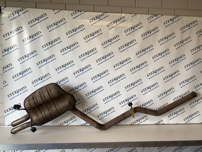 Uitlaat Einddemper van een Mercedes C-Klasse, Auto-onderdelen, Uitlaatsystemen, Mercedes-Benz, Gebruikt, 3 maanden garantie, Ophalen of Verzenden