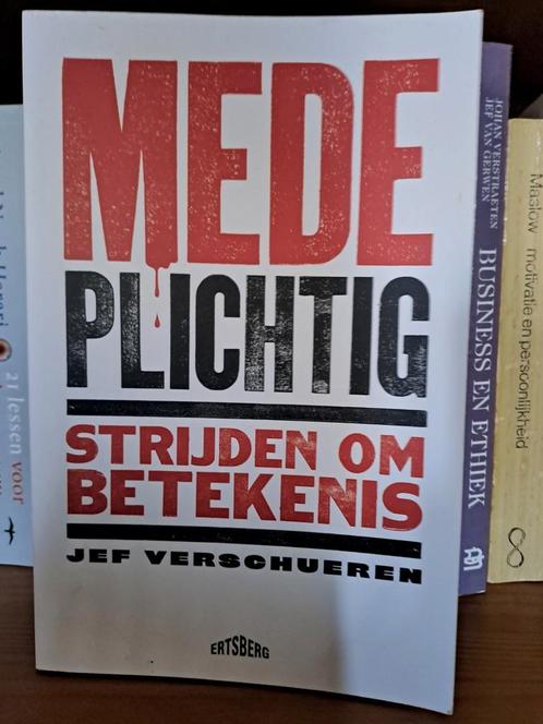 Jef Verschueren - Medeplichtig, Livres, Science, Comme neuf, Enlèvement ou Envoi