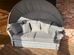 Lounge eiland & loungebed, Tuin en Terras, Tuinsets en Loungesets, Ophalen, Zo goed als nieuw, Wicker, Bank