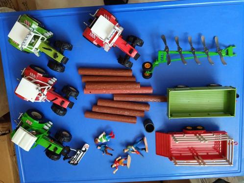tuinbouwvoertuigen op schaal in ijzer tractors en karren, Hobby & Loisirs créatifs, Voitures miniatures | Échelles Autre, Comme neuf