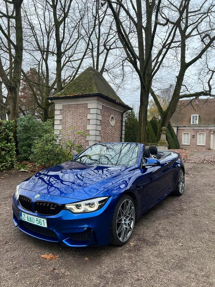 Bmw M4 competition Cabriolet 2019 San Marino Blue!, Auto's, BMW, Bedrijf, Te koop, 4 Reeks, Benzine, Euro 6, Cabriolet, 3 deurs