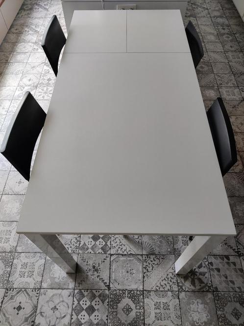 Hoge eettafel met barstoelen, Huis en Inrichting, Tafels | Eettafels, Gebruikt, 50 tot 100 cm, 150 tot 200 cm, Vijf personen of meer