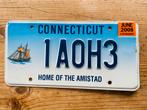 Amerikaanse nummerplaat Connecticut USA, Verzamelen, Ophalen of Verzenden, Gebruikt, Auto's