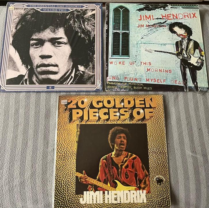 Drie Jimi Hendrix vinyl albums, Cd's en Dvd's, Vinyl | Jazz en Blues, Zo goed als nieuw, Jazz en Blues, 1960 tot 1980, 10 inch