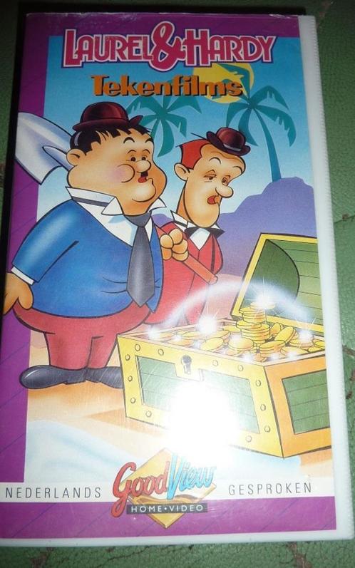 Video Laurel & Hardy, Cd's en Dvd's, VHS | Film, Gebruikt, Ophalen of Verzenden