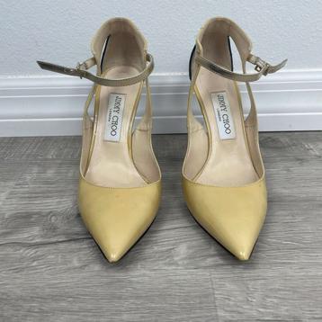 Escarpins Jimmy Choo jaune foncé taille 38, Envoi, Comme neuf