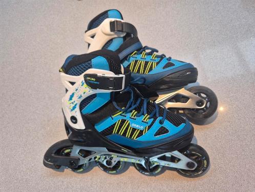Oxelo skates maat 35-38, inclusief Oxelo tas en bescherming, Sport en Fitness, Skeelers, Zo goed als nieuw, Bescherming, Ophalen