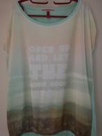 Turkoois T-shirt, Q/S by S.Oliver, Overige kleuren, Zo goed als nieuw, Korte mouw