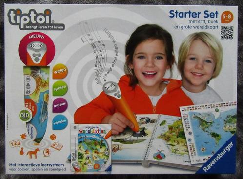 Tiptoi Starter Set Mijn grote wereldatlas - ZGAN, Kinderen en Baby's, Speelgoed | Educatief en Creatief, Zo goed als nieuw, Elektronica