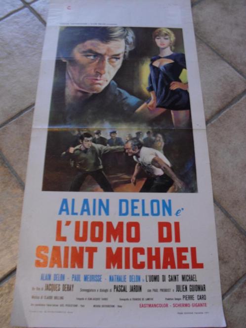 filmaffiche Alain Delon Doucement les basses filmposter, Collections, Posters & Affiches, Comme neuf, Cinéma et TV, A1 jusqu'à A3