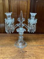 2 armige kristal kandelaar:  afzonderlijke stukken, Ophalen, Kristal