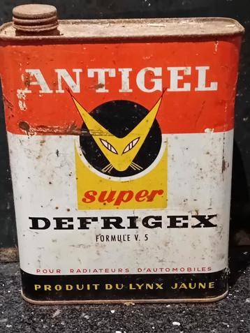 Bidon d'huile ANTIGEL Defrifex rare et décoratif, Enlèvement ou Envoi, Utilisé