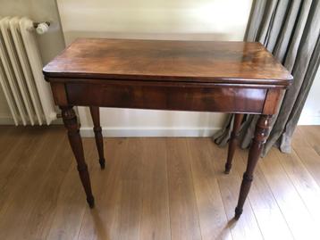 Table de jeux Louis Philippe en acajou, Antiquités & Art, Enlèvement