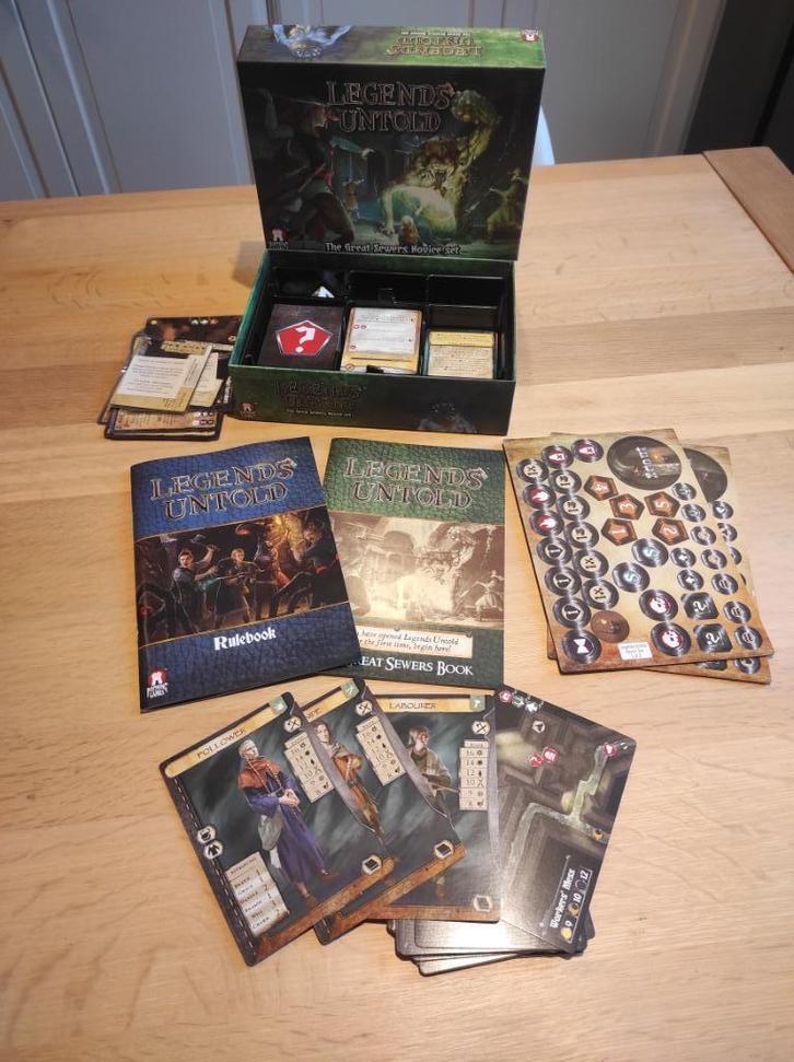 Legends Untold: The Great Sewers, Hobby en Vrije tijd, Gezelschapsspellen | Bordspellen, Nieuw, Ophalen of Verzenden
