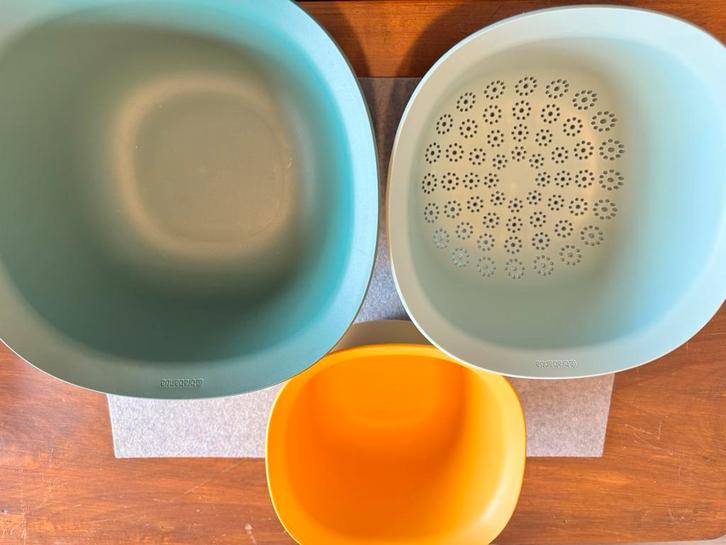 Brabantia mengkommenset (nieuw!), Huis en Inrichting, Keuken | Tupperware, Nieuw, Bak of Kom, Geel, Groen, Ophalen of Verzenden