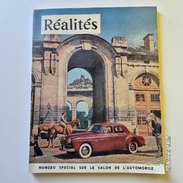 Een speciaal autoshowmagazine, Réalities, 1951, met  beschikbaar voor biedingen