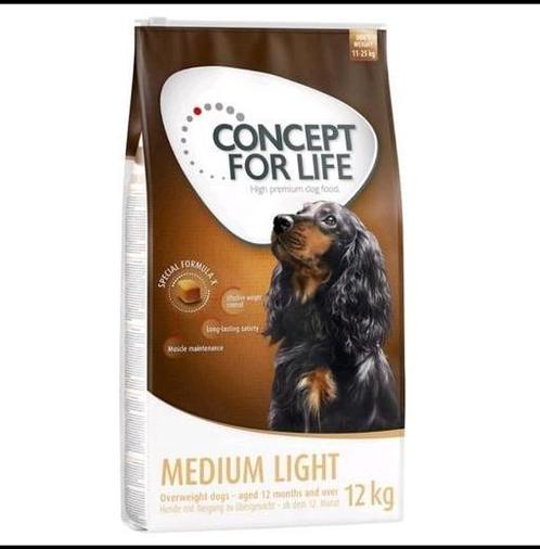Concept For Life 12kg Medium Light, Animaux & Accessoires, Nourriture pour Animaux, Chien, Enlèvement