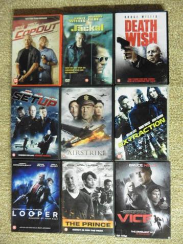 Bruce Willis Colllectie (27 dvds + 2 Blu Rays + 1 cd) beschikbaar voor biedingen