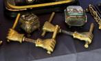 Bronzen klinken, Antiek en Kunst, Ophalen, Brons