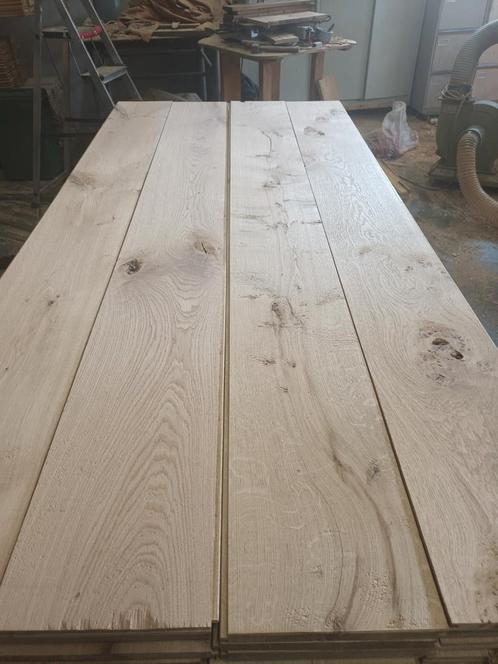 Massief eiken vloer, Doe-het-zelf en Bouw, Vloerdelen en Plavuizen, Zo goed als nieuw, Hout, Ophalen