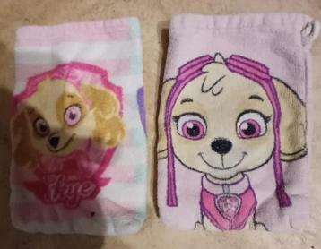 Paw Patrol washandjes Sky & Everest beschikbaar voor biedingen