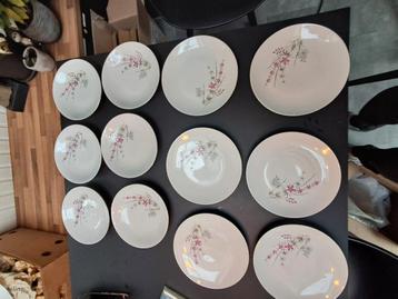 Set van 12 vintage Bareuther Bavaria borden - Waldsassen  beschikbaar voor biedingen