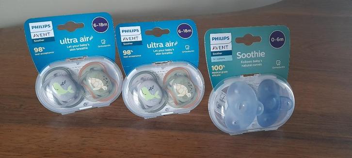 Nieuwe tutten - avent soothie ultra air - nuk mommy feel, Kinderen en Baby's, Babyvoeding en Toebehoren, Nieuw, Overige typen