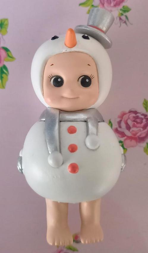 Sonny Angel Christmas Ornament 2014 Silver Snowman, Collections, Jouets miniatures, Comme neuf, Enlèvement ou Envoi