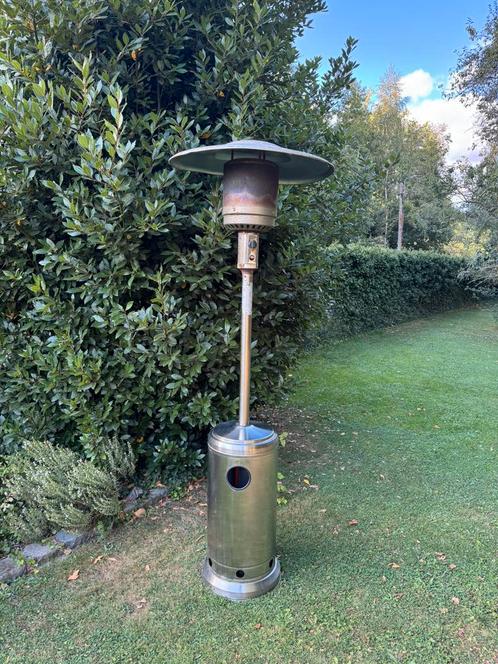 Professionele Terrasverwarmer op gas - 2 stuks beschikbaar, Tuin en Terras, Terrasverwarmers, Gebruikt, Gas, Vloer, Draaibaar