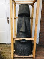 Moai hoogte 120cm, Tuin en Terras, Tuinbeelden, Nieuw, Beton, Abstract beeld, Ophalen