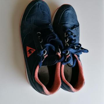 2x sportschoenen maat 40 blauw en zwart