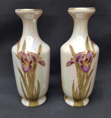Porseleinen Art Nouveau Vaasjes - Heubach Gebrüder. beschikbaar voor biedingen