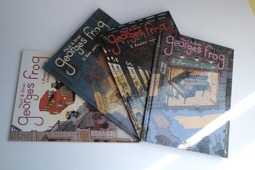 GEORGES FROG tomes 1 à 4 (EO état neuf) de PHICIL, Boeken, Stripverhalen, Zo goed als nieuw, Complete serie of reeks, Ophalen of Verzenden