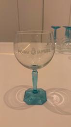 Bombay saffierglas, set van 11, Ophalen, Zo goed als nieuw