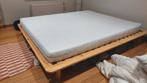 Japans Kano eikenbed van Made (180x220) + matrasoptie, Ophalen, Zo goed als nieuw, Twijfelaar, Bedbodem