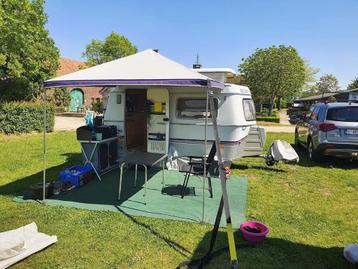 Eriba touring puck L 1996, Caravans en Kamperen, Standaardzit, Tot en met 2, Bedrijf, Schokbreker