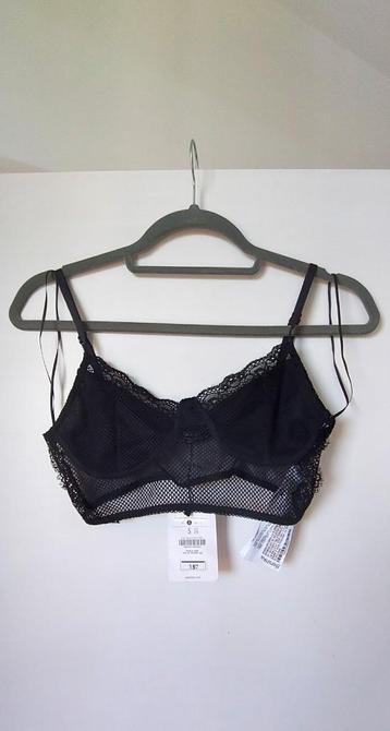Brassière résille noire Bershka beschikbaar voor biedingen