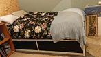 IKEA ODDA eenpersoonsbed met lades + boxspring, Gebruikt, Lattenbodem, 85 tot 100 cm, 180 cm of meer