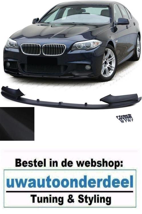 Bmw 5 Serie F10 F11 M Pack Spoiler Voorspoiler Mat Zwart, Autos : Pièces & Accessoires, Autres pièces automobiles, BMW, Neuf, Enlèvement ou Envoi