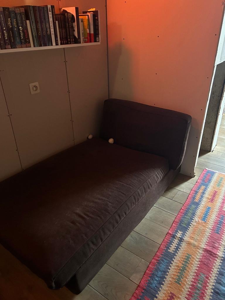 Méridienne IKEA, Huis en Inrichting, Zetels | Zetels, Zo goed als nieuw, Rechte bank, Eenpersoons, 150 tot 200 cm, 75 tot 100 cm