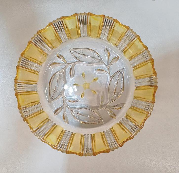 Plat à fruit Walther crystal - année 70, Antiek en Kunst, Antiek | Schalen, Ophalen