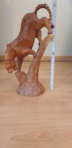 Statue Panthère en bois, Antiquités & Art, Art | Sculptures & Bois, Enlèvement