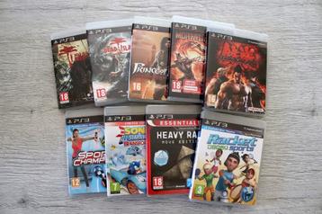Lot de 9 jeux PS3 beschikbaar voor biedingen