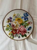Floraal sierbord, Antiek en Kunst, Ophalen of Verzenden