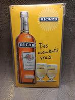 Assiette en fer blanc Ricard, Utilisé, Enlèvement ou Envoi, Panneau publicitaire