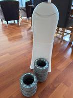 Sangenic twist nappy bin with support + 7 refills, Ophalen, Zo goed als nieuw, Sangenic