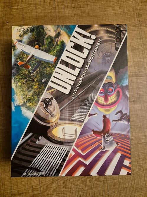 Unlock ontsnappingsavonturen escape spel in nieuwstaat., Hobby en Vrije tijd, Gezelschapsspellen | Bordspellen, Zo goed als nieuw