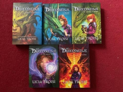 LICIA TROISI HET DRAKENMEISJE DE COMPLETE SERIE IN ZEER GOED, Livres, Fantastique, Envoi