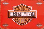 Plaque murale en métal / panneau mural Harley Davidson Motor, Collections, Marques & Objets publicitaires, Enlèvement ou Envoi