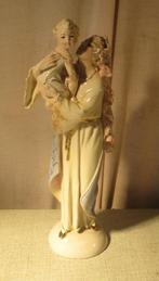 Mooi Italiaans Porseleine Beeld van Maria met Jezus - 33cm, Antiek en Kunst, Ophalen of Verzenden
